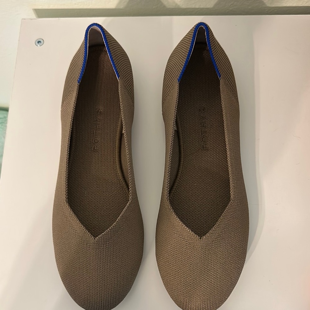 Rothy's Portobello Brown Ballet Flats Size 11.5 - Picture 4 of 8